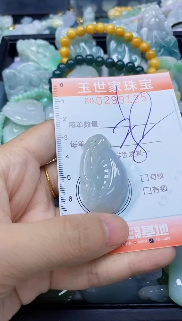 翡翠未镶嵌颈饰闪购0299125