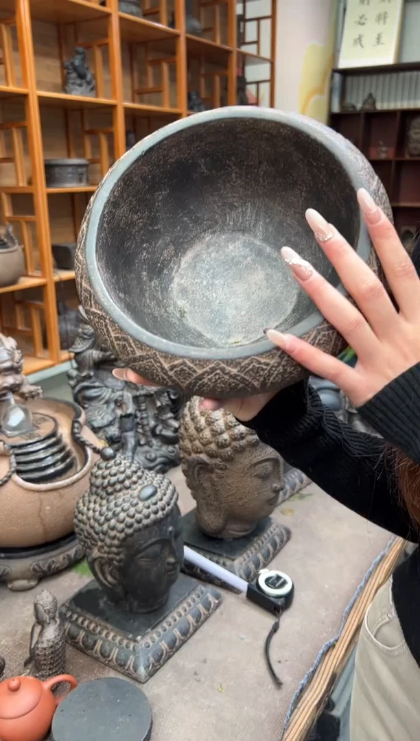 陶土【火山泥】莲花钵