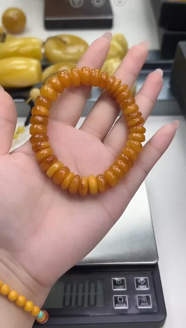 裸石琥珀未镶嵌天然琥珀蜜蜡手串