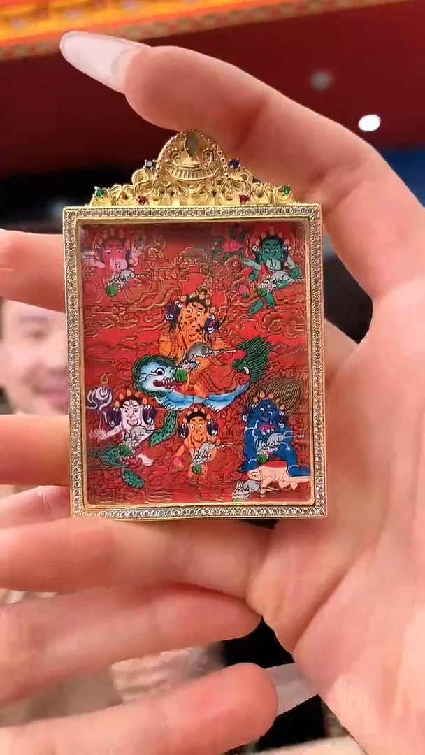 【闪购商品】吊坠五路财神唐卡吊坠