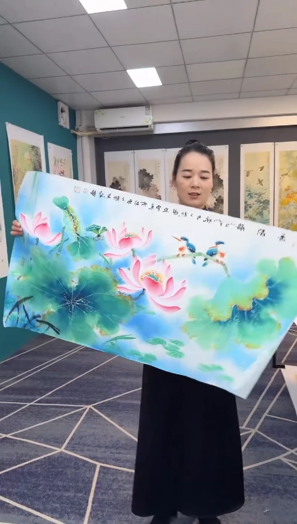 国画作品山水花鸟