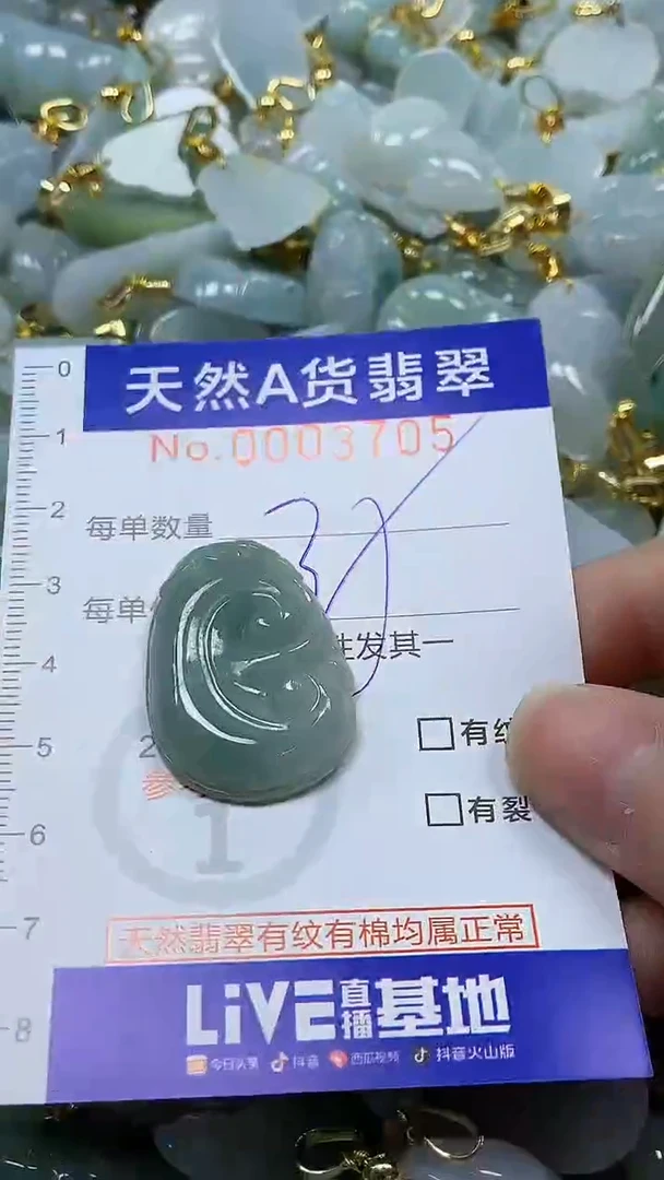 颈饰未镶嵌翡翠纯天然a货翡翠