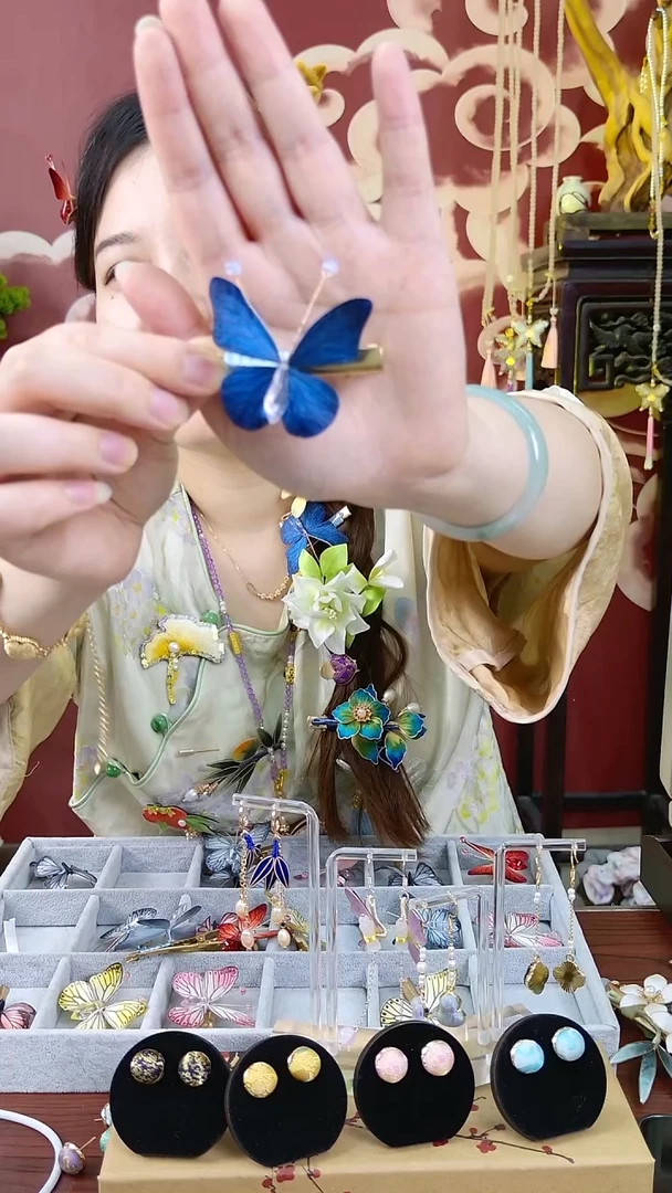 刺绣非遗绒花001