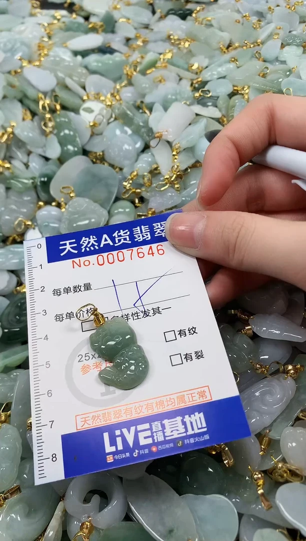 颈饰未镶嵌翡翠纯天然a货翡翠