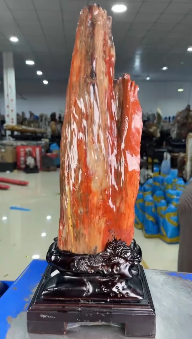 【闪购商品】硅化玉摆件未镶嵌34