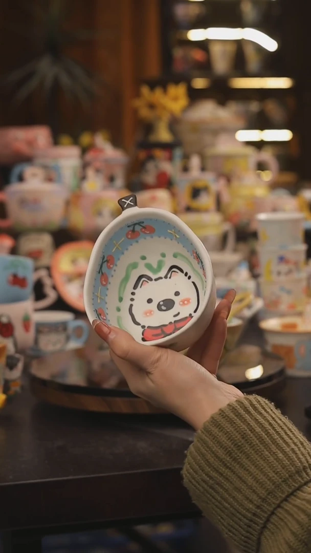 景德镇釉下彩绘设计师款式陶瓷