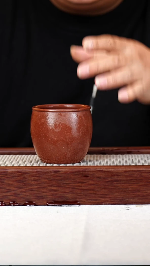 茶杯紫砂宜兴紫砂杯 底槽青缸杯 180CC 0039