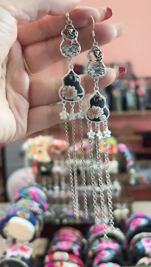 织绣艺枝独绣手工饰品19