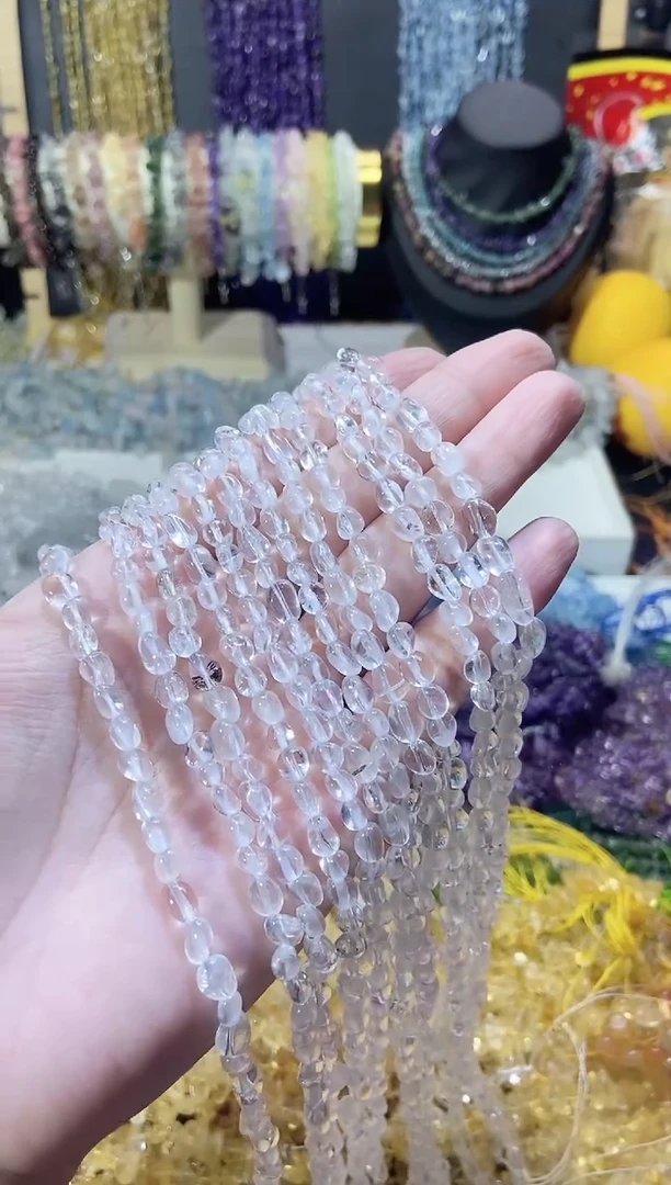 未镶嵌珠宝半成品水晶小白水晶