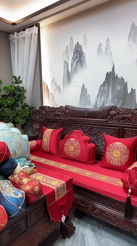 云朵枕1个红色11