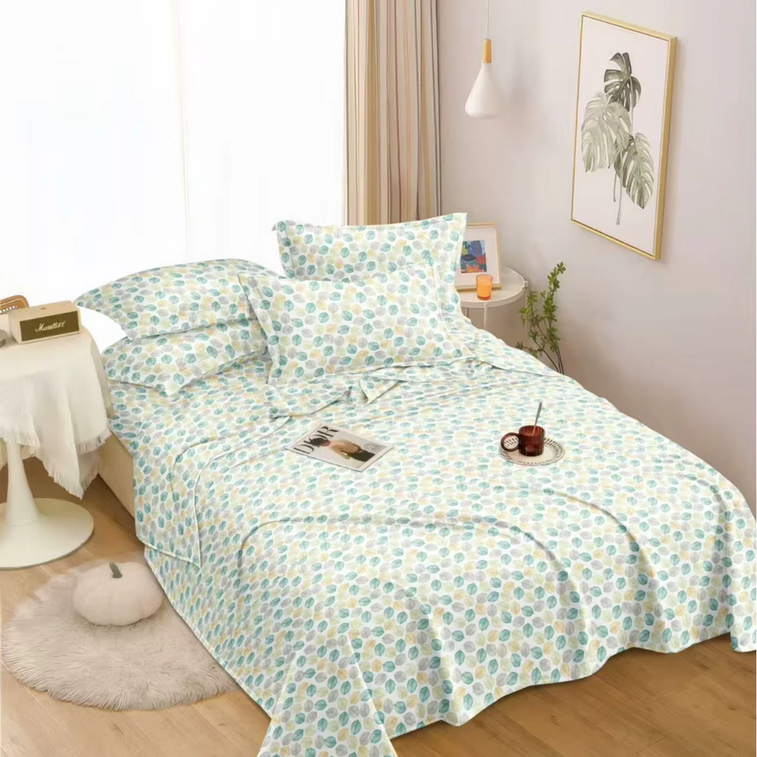 【千叶】双人床单 尺寸2.4X2.4米 双经双纬山东老粗布夏款软凉席