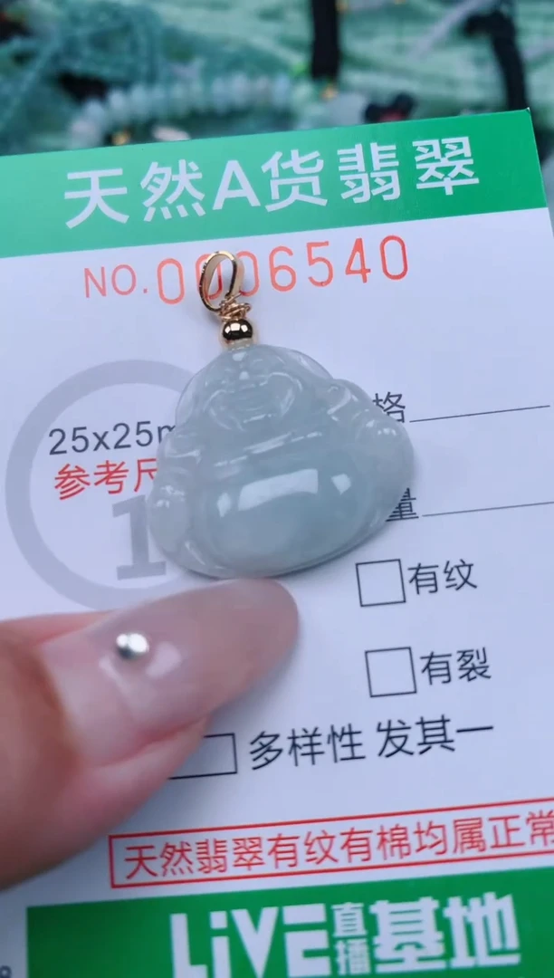 翡翠未镶嵌颈饰.0006540