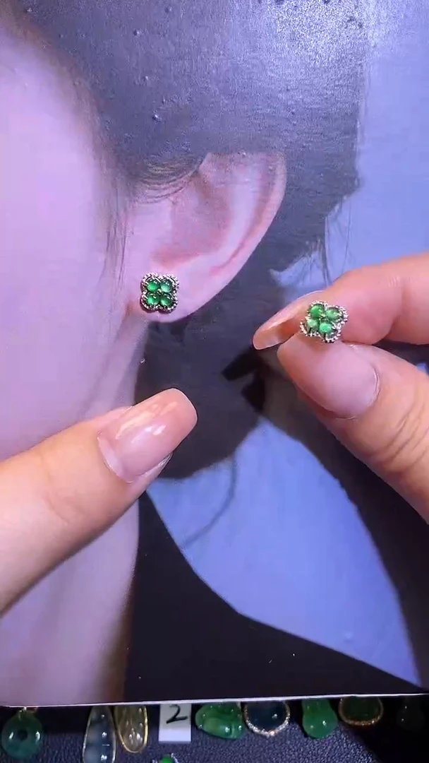 【闪购商品】翡翠吊坠(不含链)银S925镶嵌1