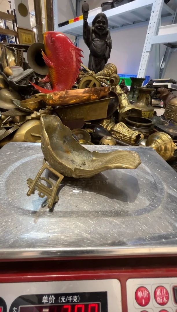 茶盏大阪回流商品铜器摆件4