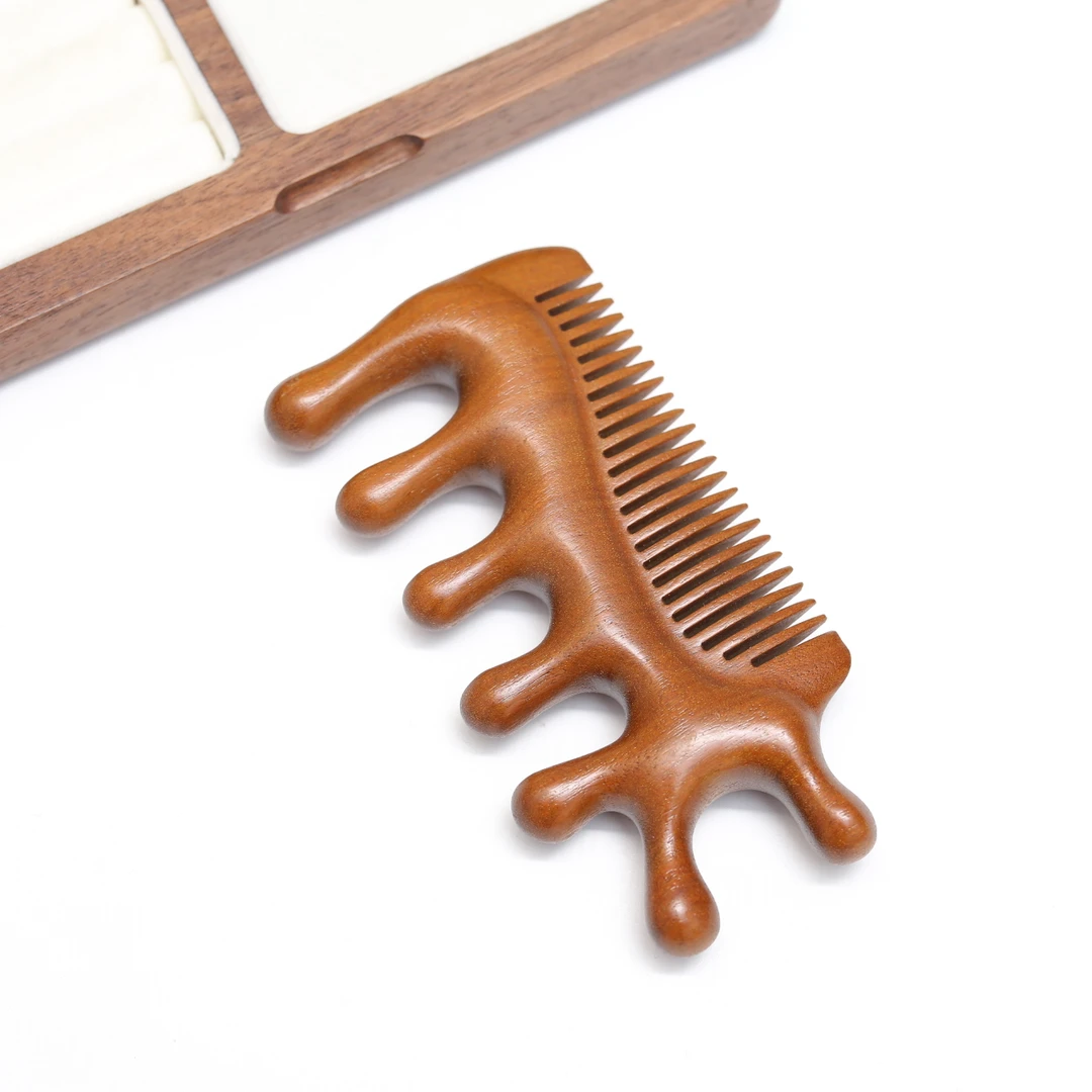 【云边】金丝檀木 多功能 按摩梳（多样性发货）