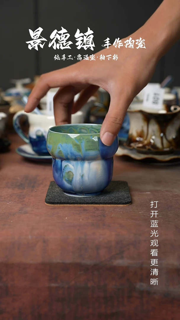 原创景德镇手工高温陶瓷810
