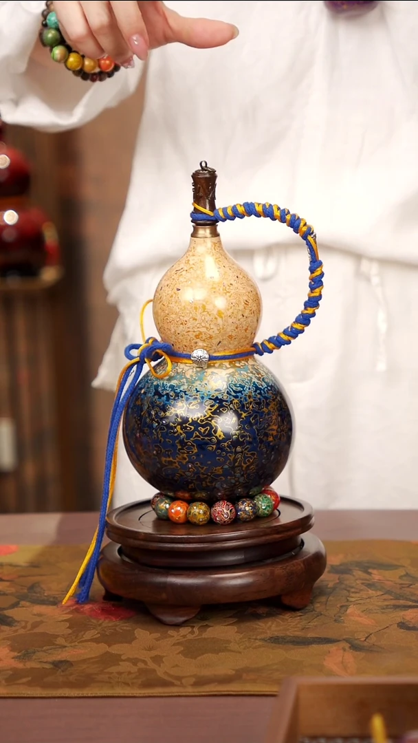 192易林高端工艺大漆酒葫芦--358