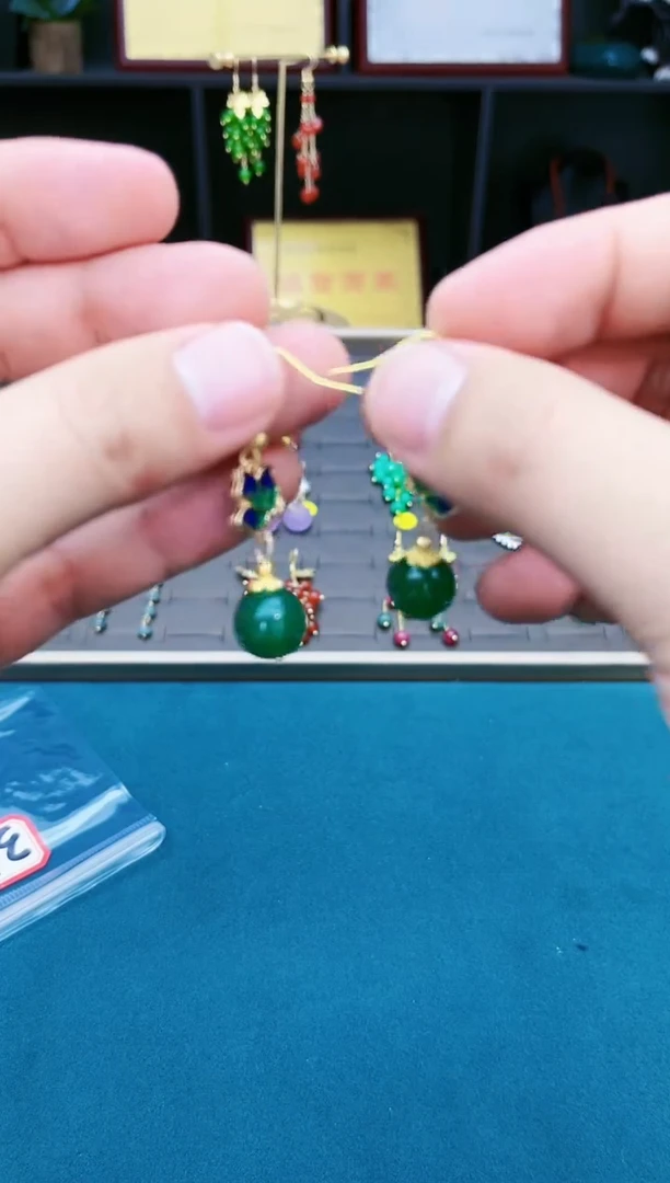 【闪购商品】玛瑙/玉髓耳钉银S925镶嵌337000