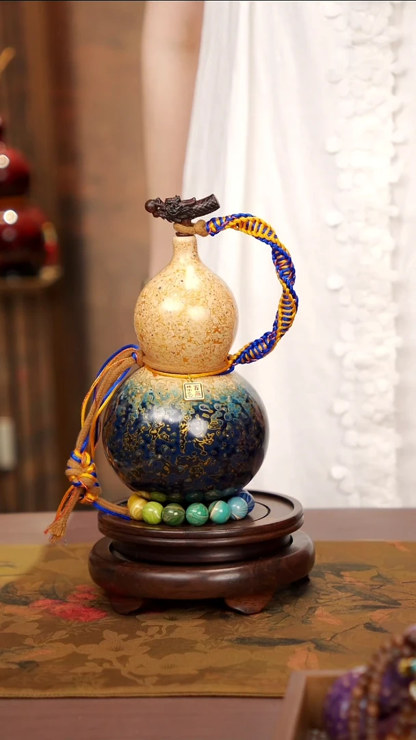 202易林高端工艺大漆酒葫芦--318