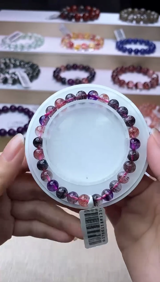 【闪购商品】水晶手链未镶嵌黑加仑超七7m+