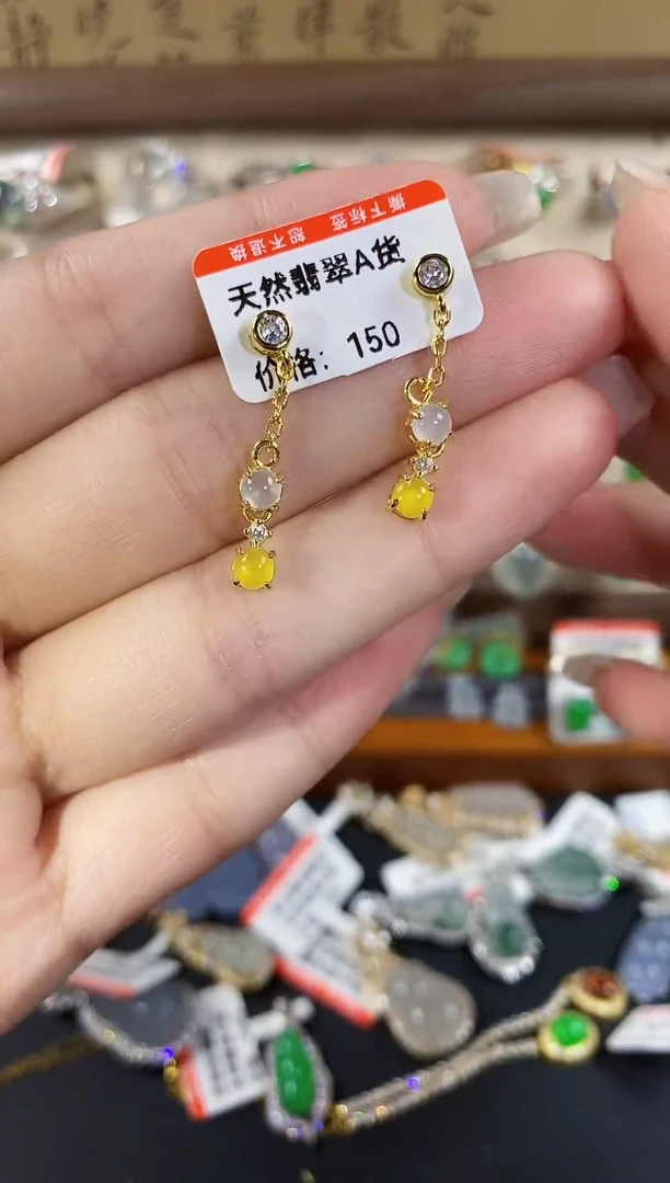 银S925镶嵌戒指翡翠天然A货翡翠46