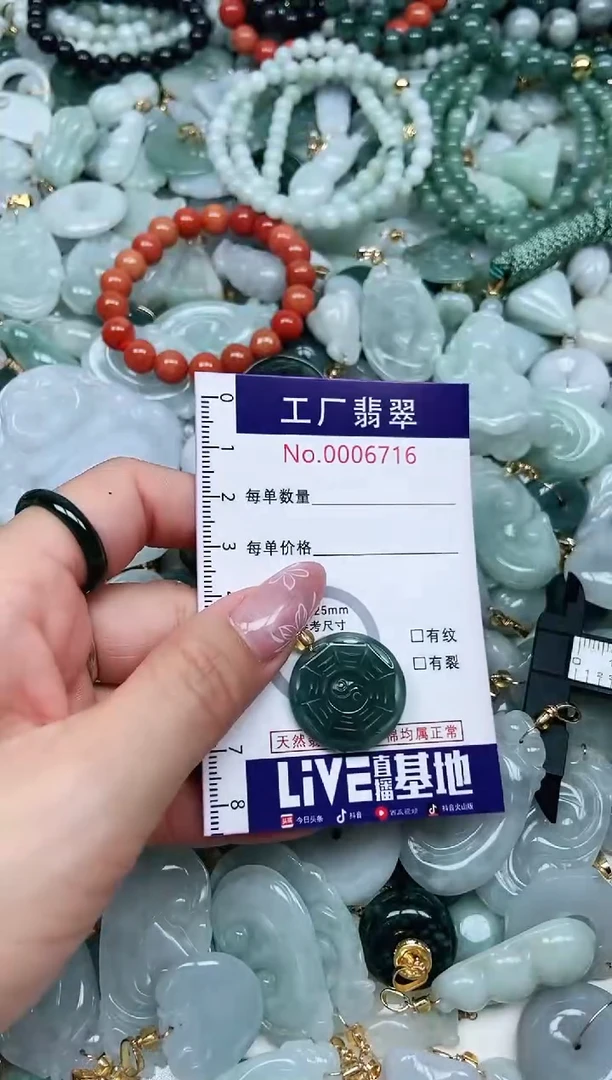 【闪购商品】翡翠吊坠(不含链)未镶嵌翡翠