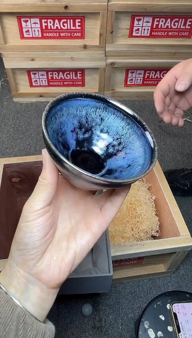 茶盏金奖油滴 盏三疯建盏茶器