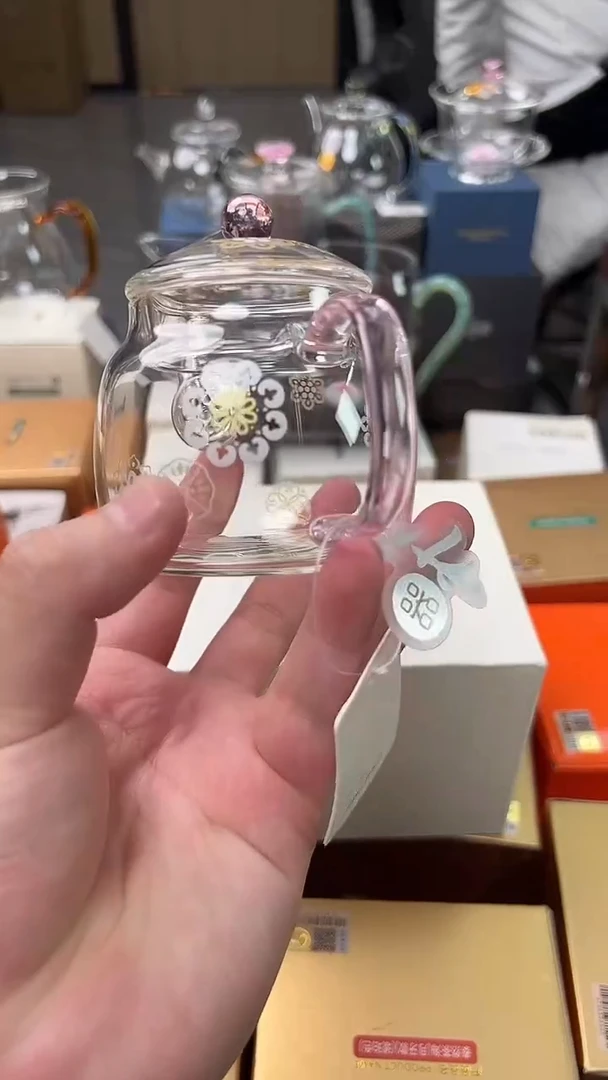 @@禾器晶彩言卿壶皮球花浅粉色