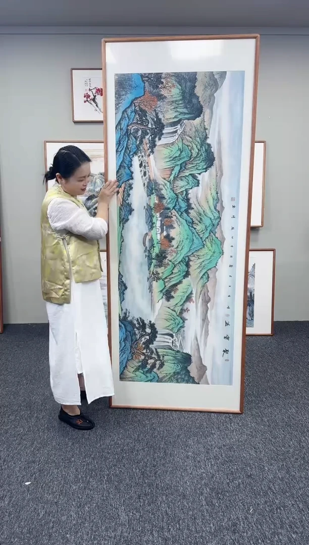 国画聚宝盆210*80赵琦