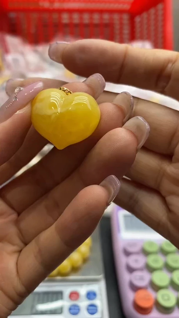 琥珀18K金镶嵌珠宝奇石97