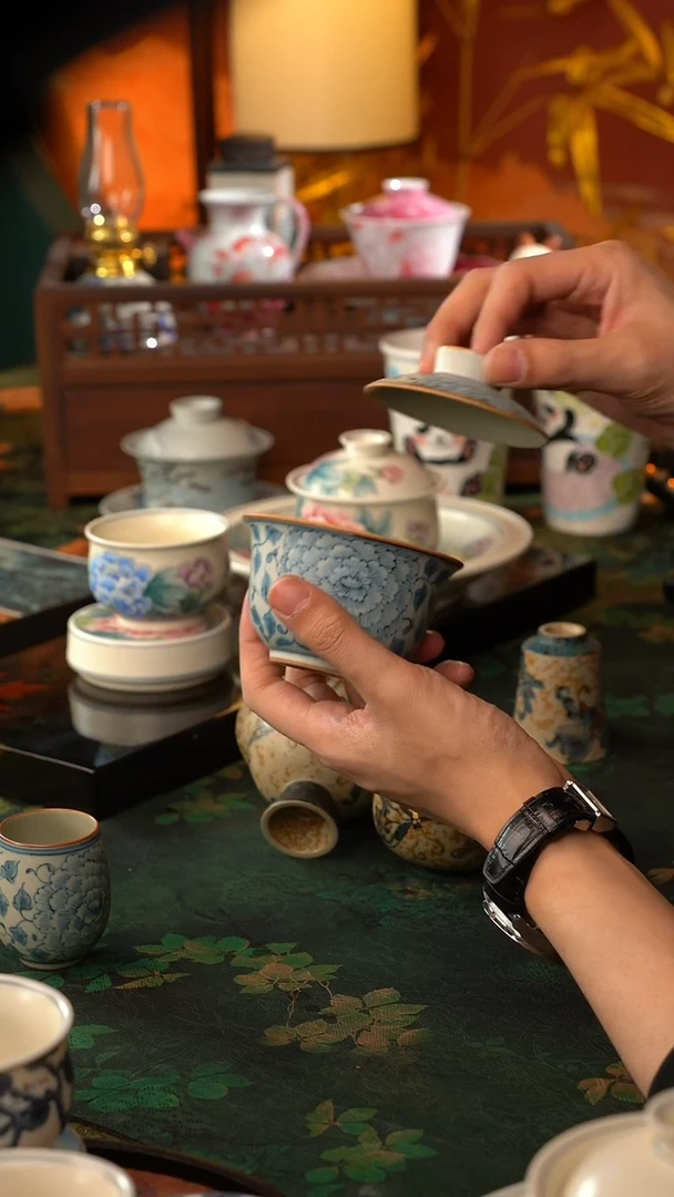 【闪购商品】初六分享好物@@朴云堂牡丹盖碗