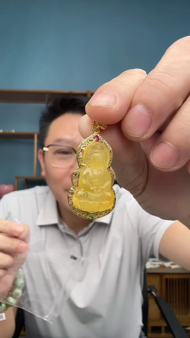 裸石琥珀未镶嵌微瑕介意勿拍42