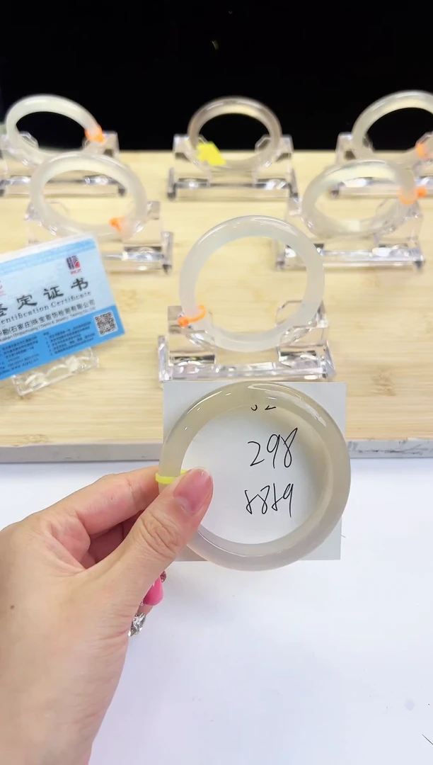 玛瑙/玉髓手镯未镶嵌32-马黄1-58+