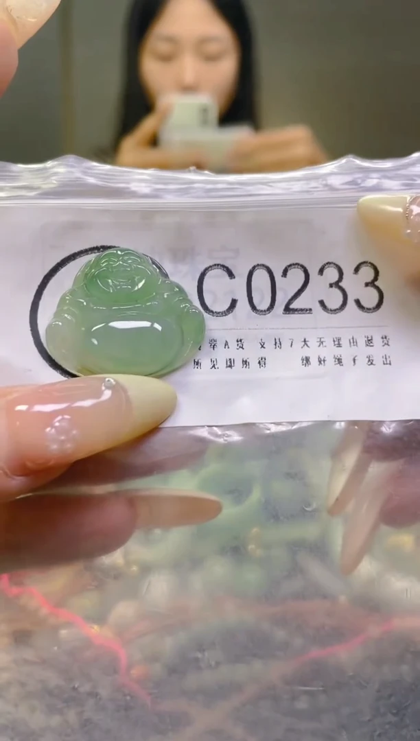 翡翠未镶嵌颈饰/C/翡翠A货一图一物