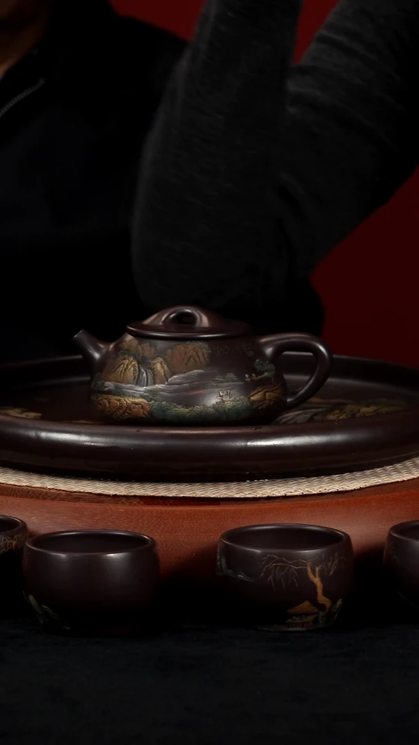 【k080】石瓢套组宜兴紫砂GSZ