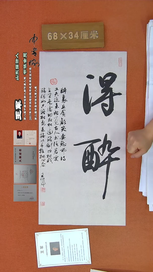 【闪购商品】书法509王军书法作品