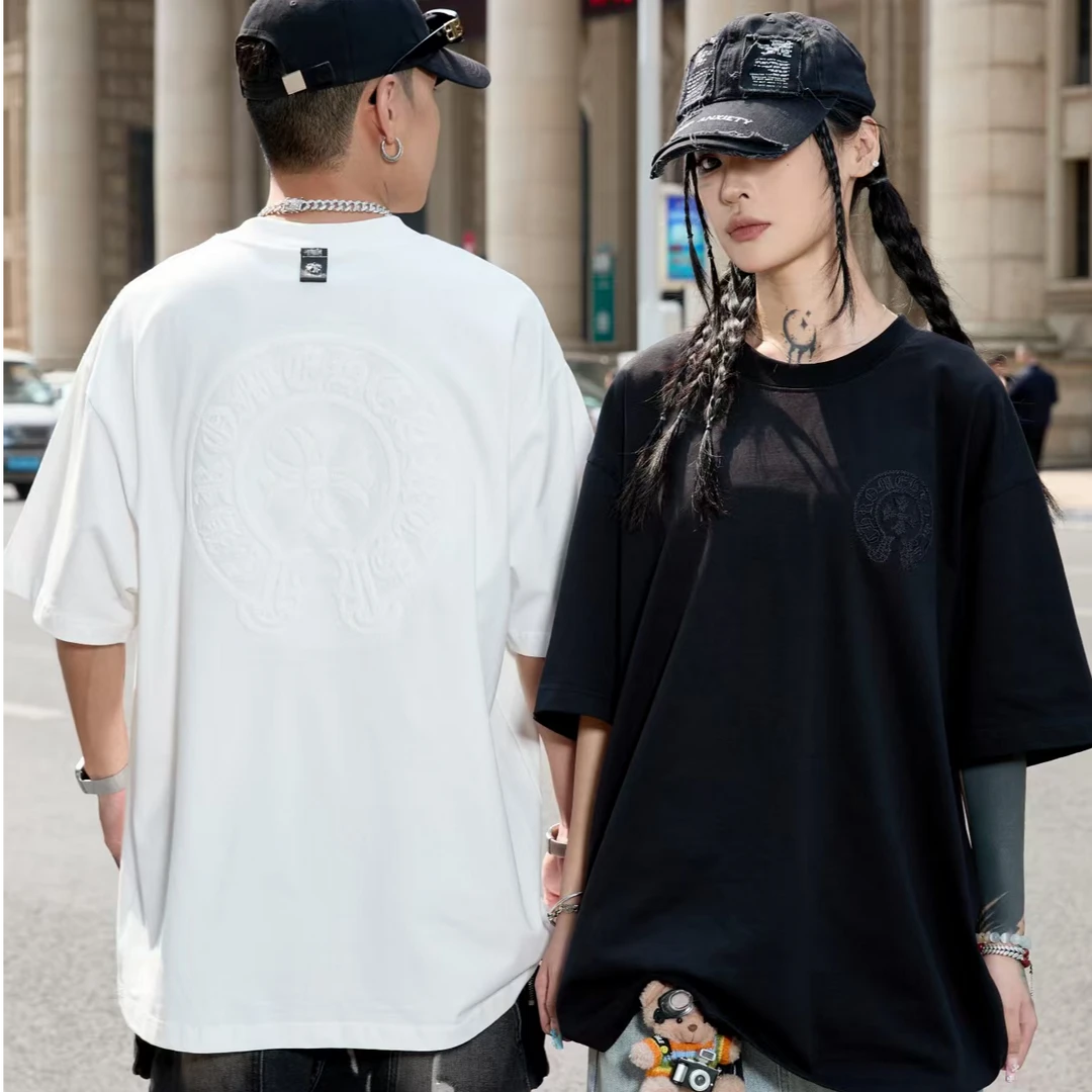 【杨少华服饰】夏季新款个性印花时尚恤百搭休闲短袖35108