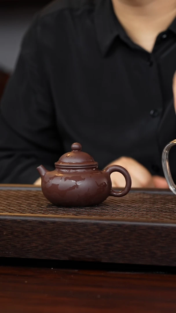 茶壶紫砂36号，丹壶溢香紫砂壶150毫升