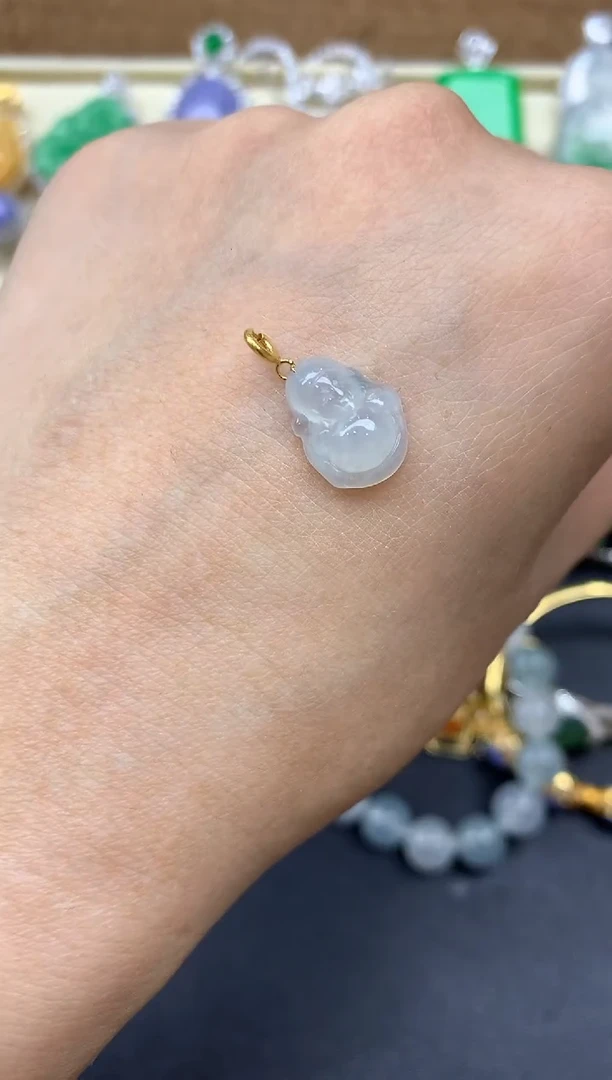 【闪购商品】翡翠颈饰18K金镶嵌189-中国好珍宝