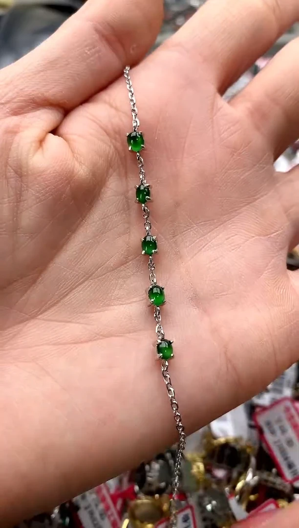 【闪购商品】翡翠戒指银S925镶嵌6666666    4