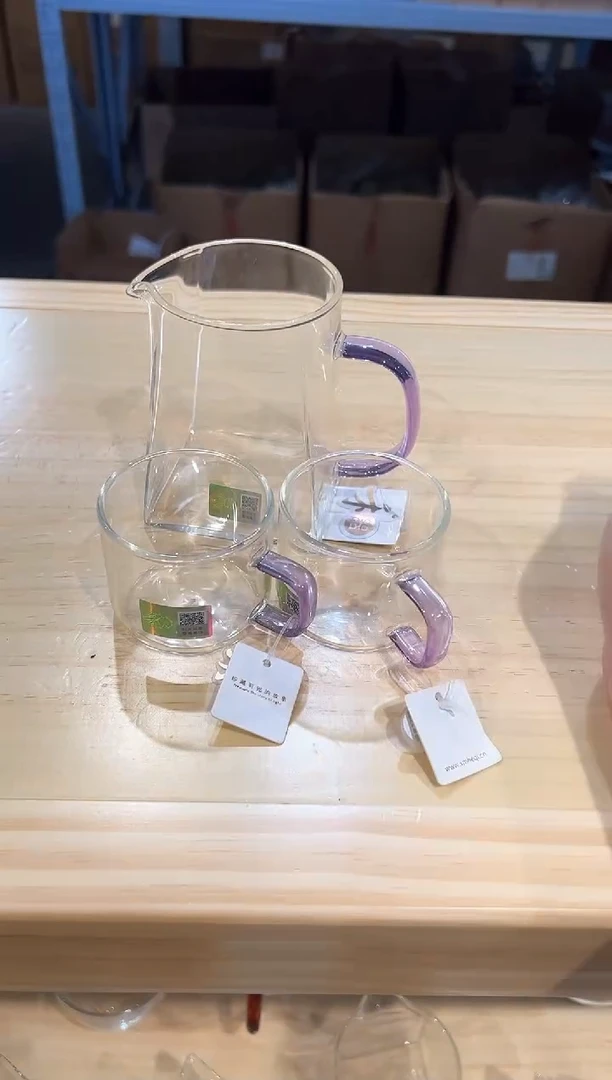 禾器-瀚然茶海-浅紫+清禾杯浅紫2只
