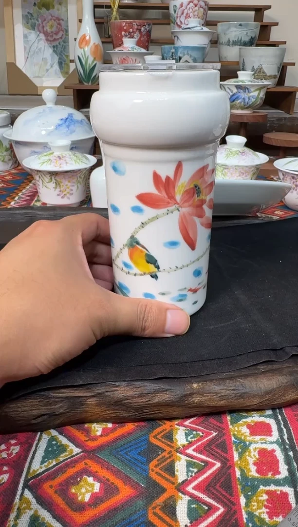 摆件瓷景德镇高温陶瓷清仓浮力