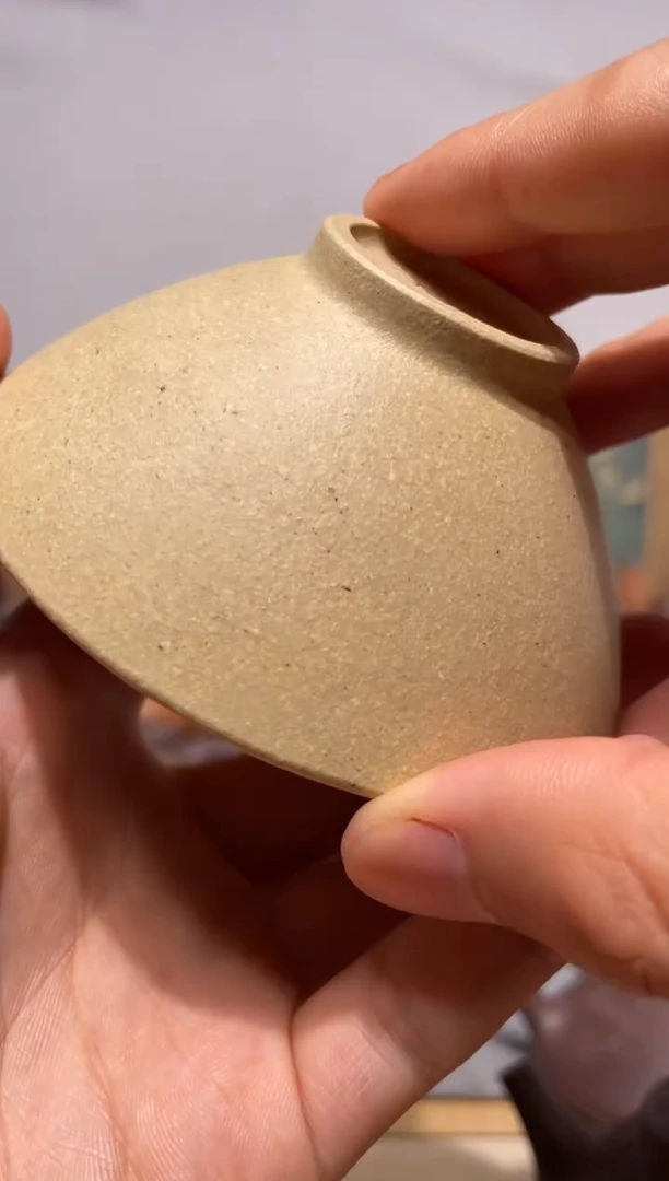 茶壶紫砂宝山墨绿手工泥斗笠杯