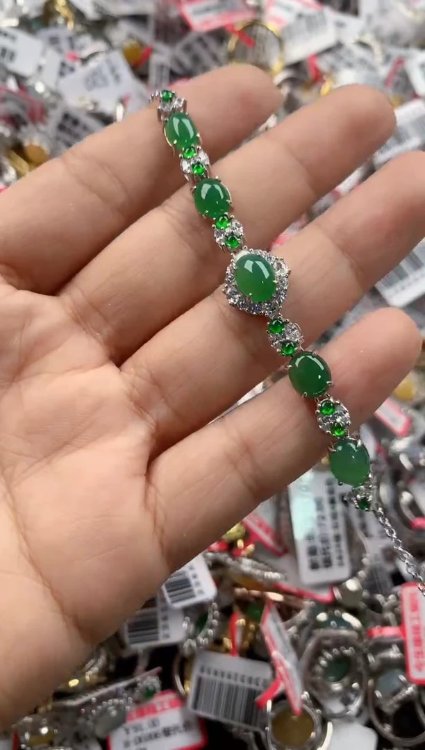 未镶嵌戒指翡翠222----7