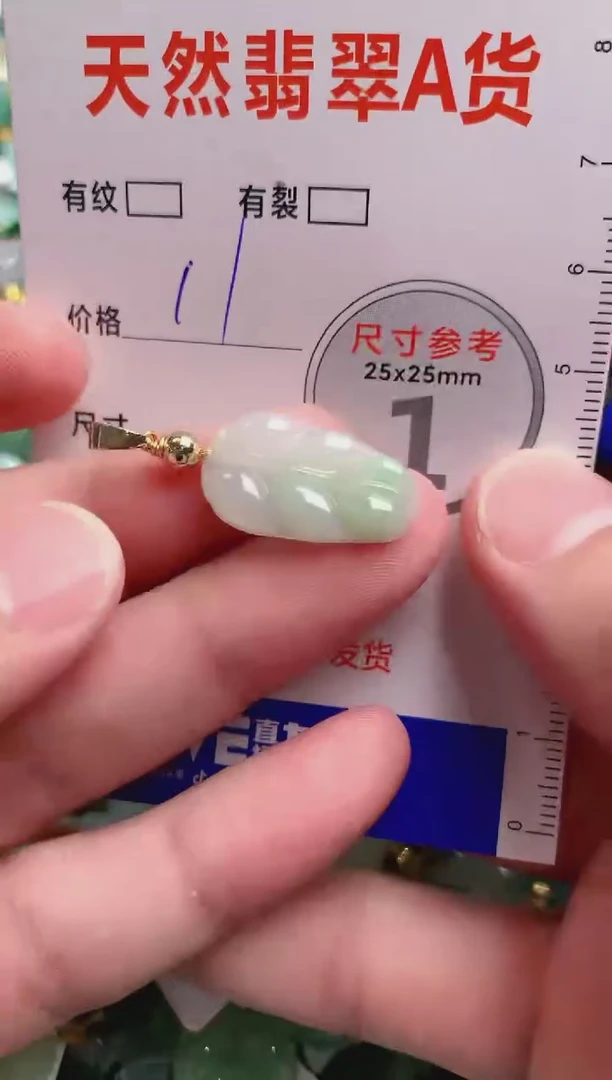 翡翠未镶嵌颈饰23002383