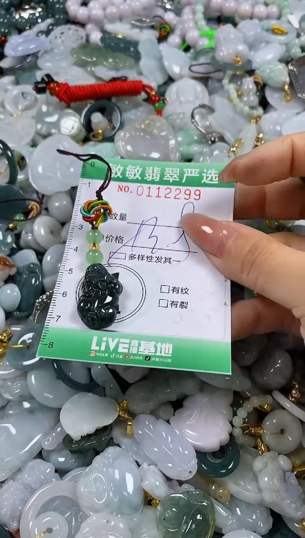 【闪购商品】翡翠颈饰未镶嵌闪购0112299多样性发其一