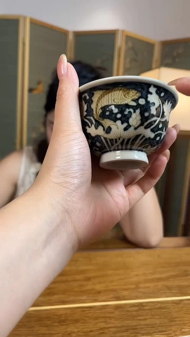 摆件瓷博会&釉里金066