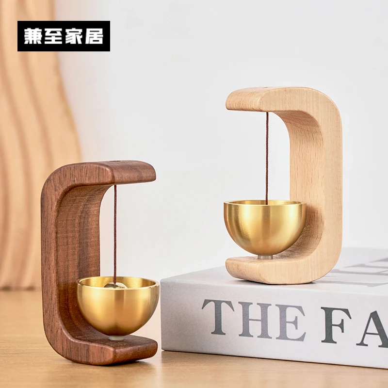 吸门式入户多巴胺风铃磁吸木质门铃商铺进门提醒铃铛新中式装饰