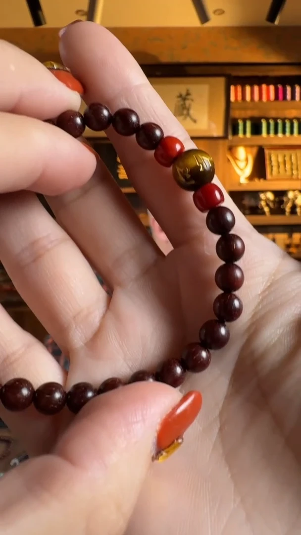 【闪购商品】檀香紫檀（小叶紫檀）秒杀孤品定制印度小叶单圈 卡6mm