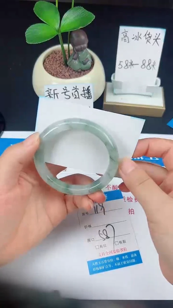 未镶嵌手镯石英质玉119-58/59